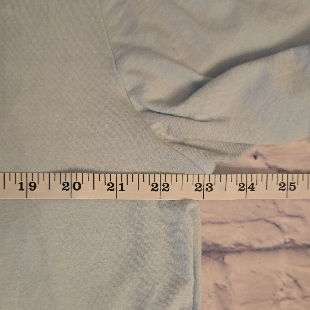 Bella Canvas Soft Blue T-Shirt - Picture 4 of 6
